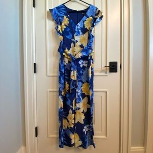 INC beautiful Hawaiian flowered romper.